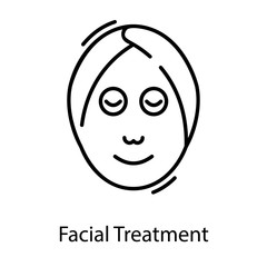 Fototapeta premium Facial Mask Vector