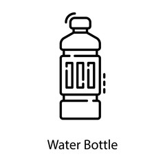 Water Bottle Vector 