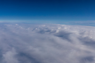 飛行機からの雲海#11