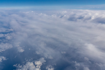 Fototapeta na wymiar 飛行機からの雲海#13