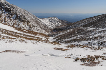 Fototapeta na wymiar 茶臼岳の登山道
