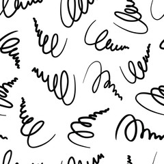 Obraz premium writing elements seamless pattern .vector illustration eps 10