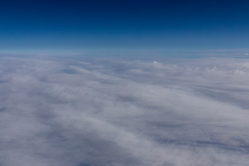 Fototapeta na wymiar 飛行機からの雲海#18