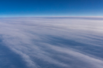 飛行機からの雲海#25