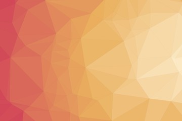 Sunset Color Abstract trianglify Generative Art background illustration