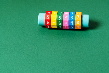 math tool on the green background