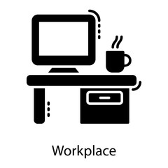  Office Workplace Vector 