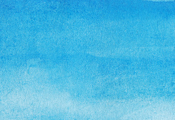 Water-colour of blue color. Abstract background