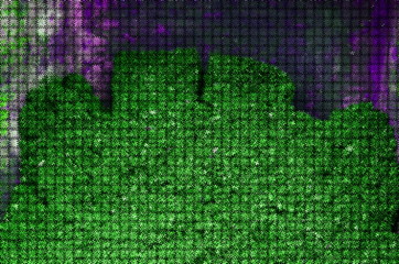  Abstract graphic resource of green color with a violet tint.