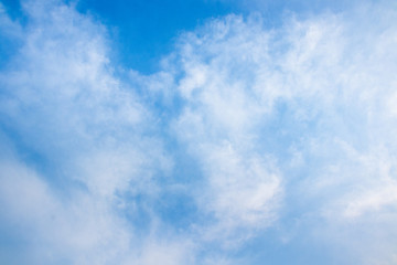 blue sky with white clouds