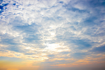 Obraz premium blue sky with clouds