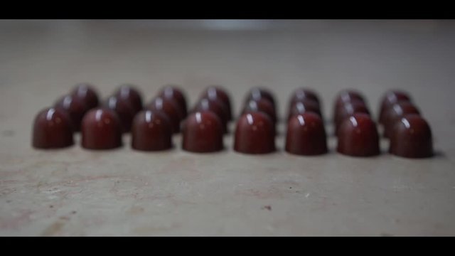 boules en chocolat