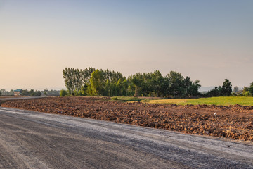 road in the field