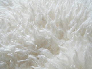 Kuscheliges Lammfell Close up