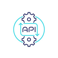 api line icon for web