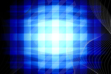 Fototapeta premium abstract, blue, technology, design, light, illustration, space, digital, line, wallpaper, texture, perspective, pattern, grid, 3d, backdrop, tunnel, fractal, motion, black, concept, futuristic