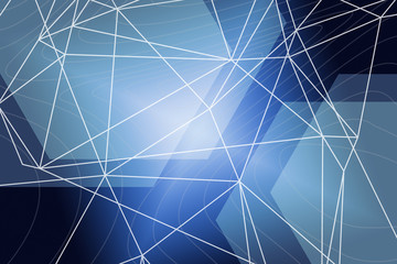 Obraz premium abstract, blue, technology, design, light, illustration, space, digital, line, wallpaper, texture, perspective, pattern, grid, 3d, backdrop, tunnel, fractal, motion, black, concept, futuristic