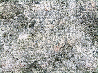 old gray woolen carpet texture background. macro photo
