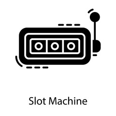 Slot Machine Vector  Slot, machine, game, casino, icon, vector, solid, gadget, entertainment, gamblig, tool, device 