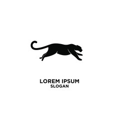 leopard logo icon design vector illustration