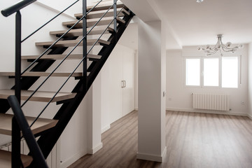 Modern indoor empty minimalist flat