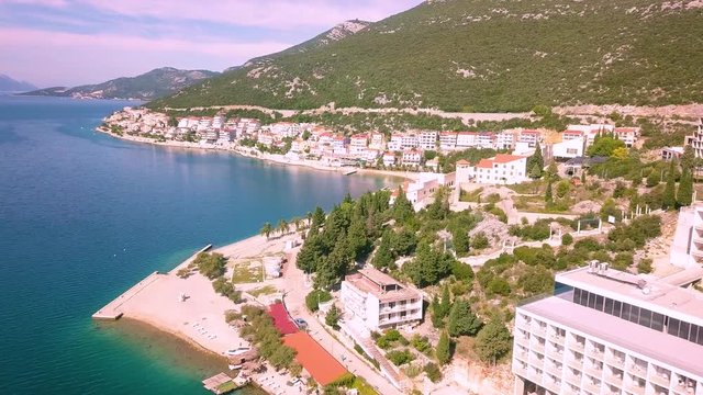 Neum, the only coastal city of Bosnia and Herzegovina. Balkans, Dalmatia.