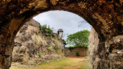 Naklejka premium Fort San Lorenzo,Panama-Colon, UNESCO world heritage site