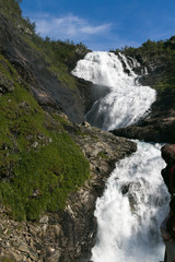 Fototapeta na wymiar cascata norvegese