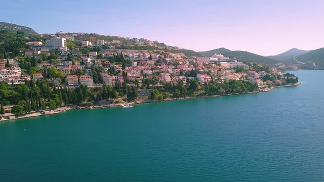 Neum, the only coastal city of Bosnia and Herzegovina. Balkans, Dalmatia.