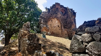 Fototapeta premium Ruins of Panama Viejo, Panama, UNESCO World heritage