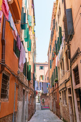 Fototapeta na wymiar ベネチアの町中の風景