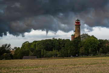 Wyspa Rugia, Kap Arkona, Putgarten, Ostsee, pogoda burzowa © Konrad Kerker