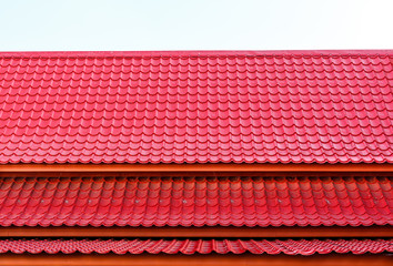 Beautiful red roof tiles