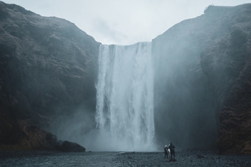 Skogafoss waterfall in iceland