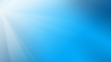 Blue gradient abstract background with radiant light soft
