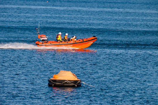 Lifeboat in Weymouth Dorset