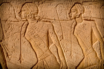 Fototapeta na wymiar Low-relief, Abu-Simbel