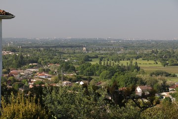 Panoramique Saint Andre de Cubzac ponts de Bordeaux 