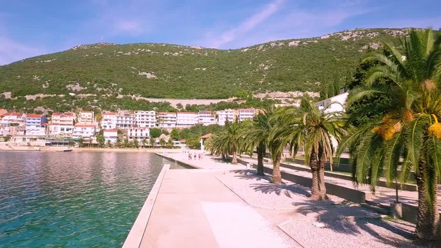 Neum, the only coastal city of Bosnia and Herzegovina. Balkans, Dalmatia.