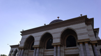 Mosque with beautiful sky shades at Klaten City