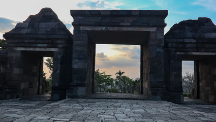 Candi Ratu Mboko in historic Indonesia
