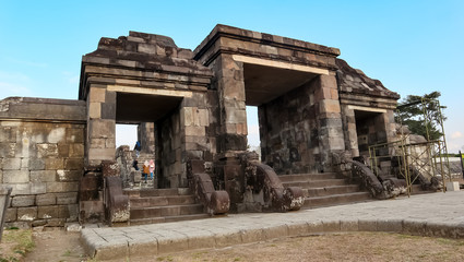 Fototapeta na wymiar historical temples in Indonesia