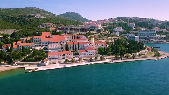 Neum, the only coastal city of Bosnia and Herzegovina. Balkans, Dalmatia.