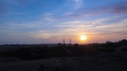 beautiful sky view in the sky