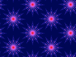 Abstract seamless christmas background with snowflakes.