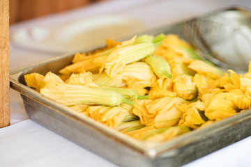 Fleurs de courgette