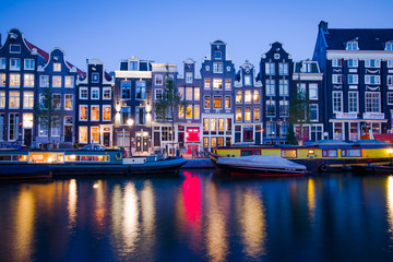 Fototapeta premium Rotlichtviertel in Amsterdam