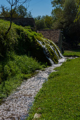 River Park of Santa Maria del Molise, Isernia. The pond.  It is a real pearl immersed in the hills,...