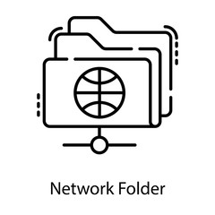  Network Folder Vector 