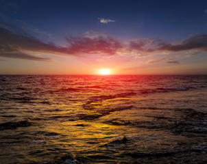 sunset over sen © Pavlo Klymenko